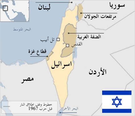 أين كانت إسرائيل قبل احتلال فلسطين
